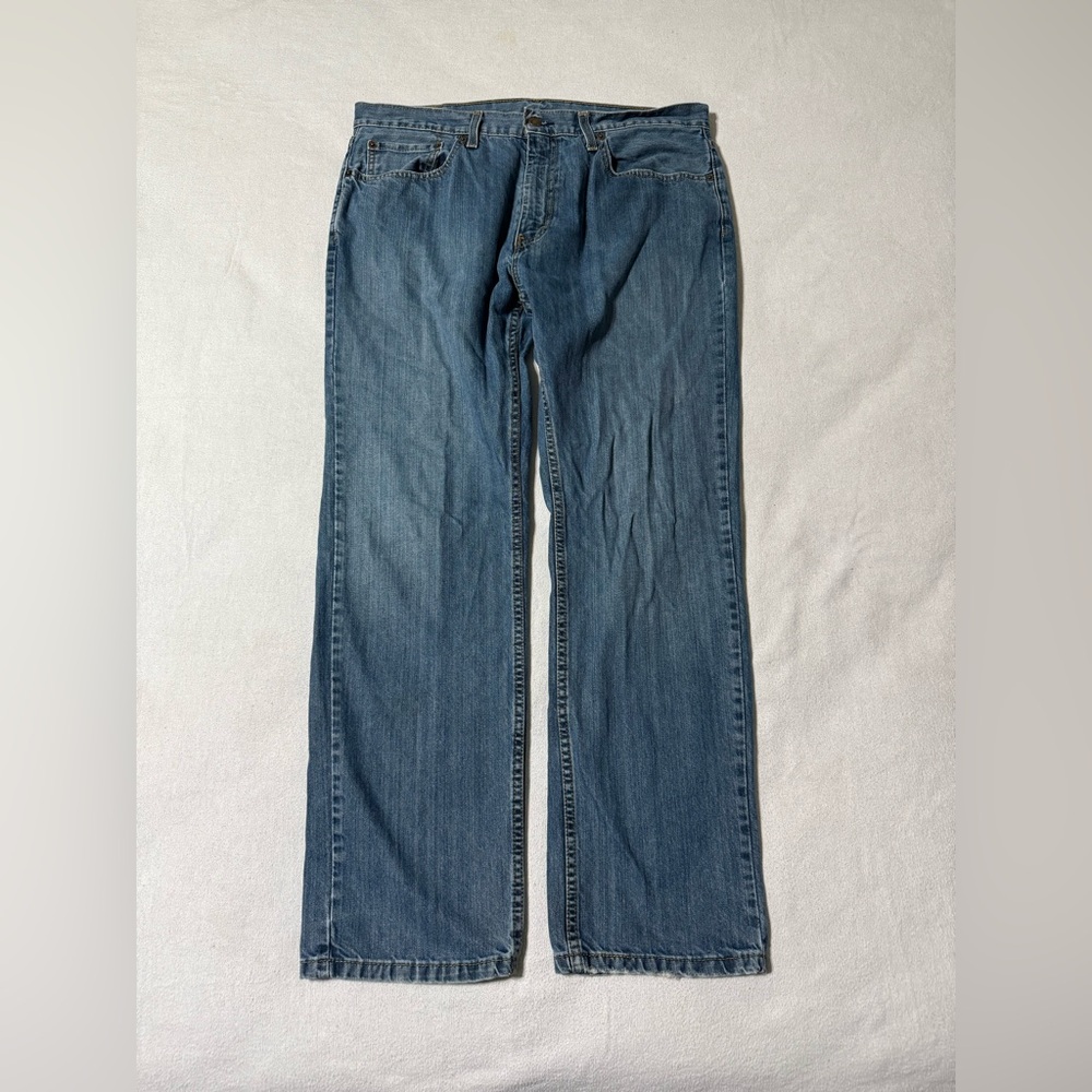 Levis 559 Jeans Mens 36x30 Blue Relaxed Straight Mid Rise Medium‎ Wash